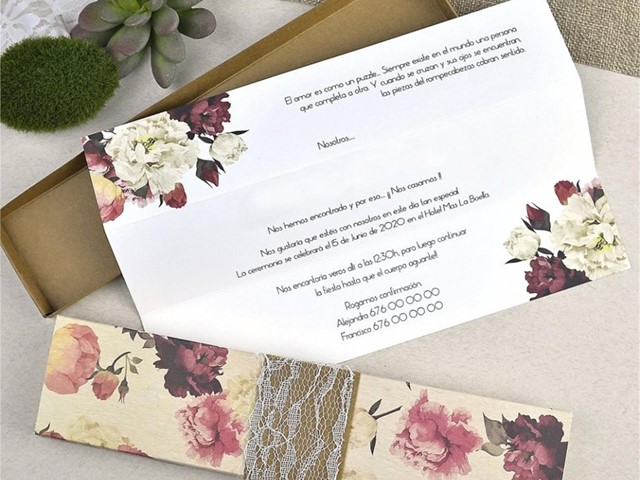 INVITACIONES BODA